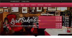 Desktop Screenshot of lordbakers.ie